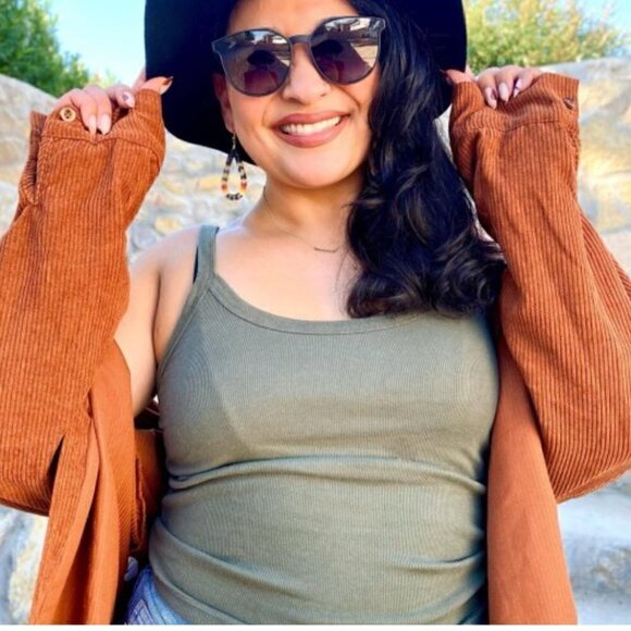 𝅺WOMEN'S Plus Size Slim Fit Tank Top - Wild Fable - Picture 2 of 2